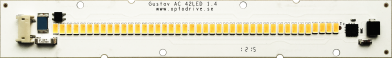 Gustav has a crepage distance of 5mm and is suitable for Class II fixtures.